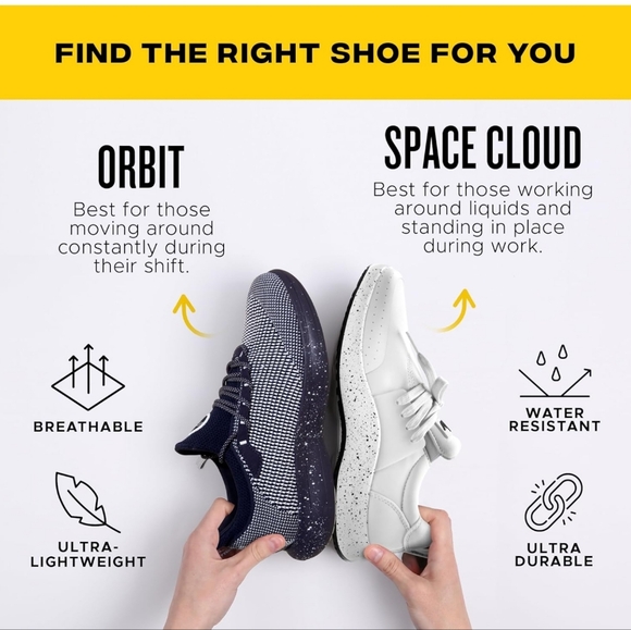 Snibbs Spacecloud - Non-slip Shoes - Work Shoes - Kitchen Shoes - Chef Shoe - Picture 7 of 7